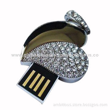 Jewelry USB Flash Drive with Diamond